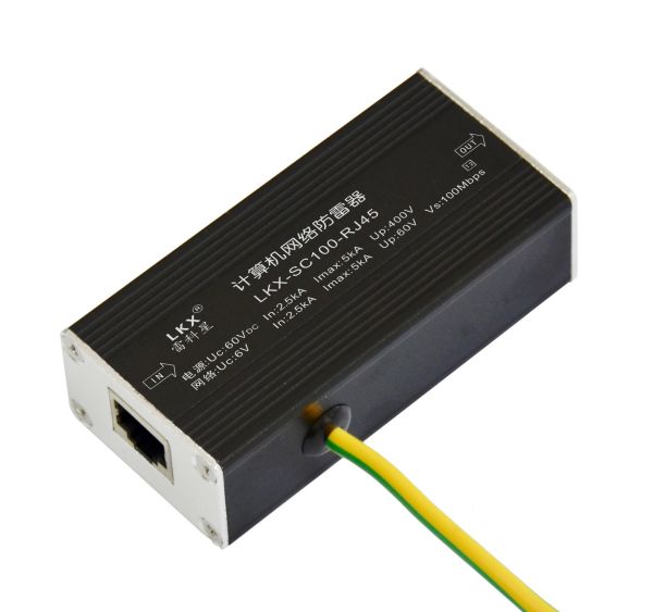 计算机网络防雷器(LKX-SC) 100Mbps 1000Mbps 单口 4口 8口